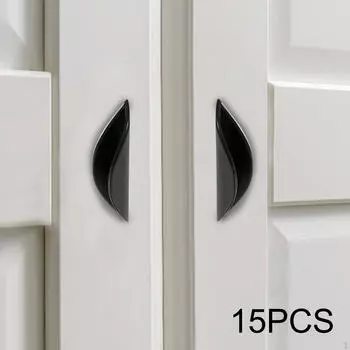 15 шт. Ручка для шкафа, ручка для ящика, ручка для комода, шкаф для, шкаф, ящик, р White
