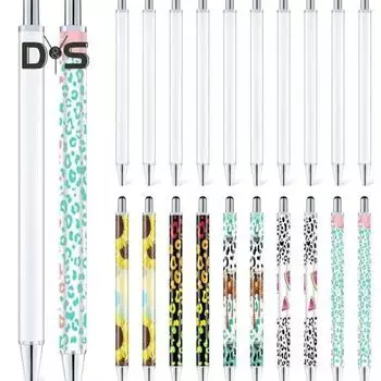 15 шт. сублимационных шариковых ручек, дизайн без зажима, сделай сам, офис, школа, канцелярские принадлежности, ручки, канцелярские принадлежности 15 pcs