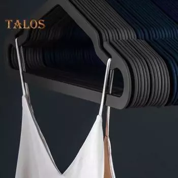 15 шт. вешалок для одежды с широкими выемками для плечиков, устойчивые к деформации, прочные, несущих нагрузку, экономящие место, сушилки для одежды чёрный