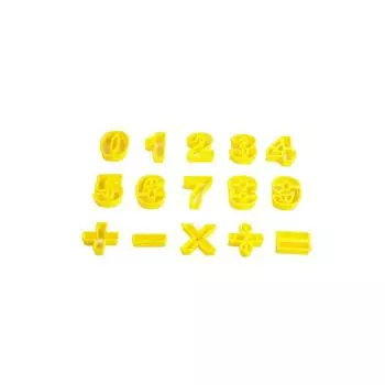 15 шт., выпечка, помадка, торт, цифровые формы для печенья, разрезанные, перевернутые, сахарные, детские, пластиковые, кулинарные, кухонные, для приготовления десертов