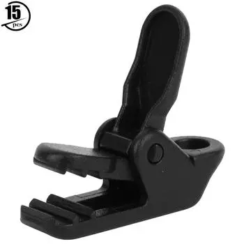 15 шт., зажим для палатки, зажим для брезента, вешалки для навеса для выживания, тент для кемпинга, новый