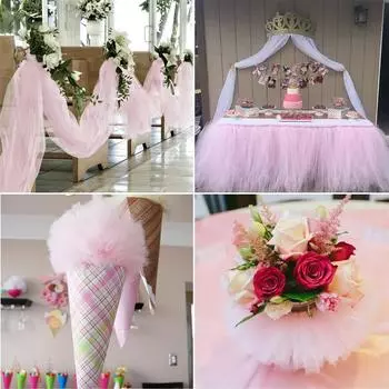 15 см 10/25 ярдов блестящий тюль с пайетками рулон ткани катушка пачка свадебное украшение органза лазер DIY ремесло день рождения принадлежности для вечеринки