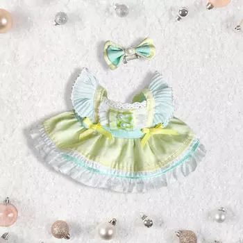 15 см 17 см плюшевая кукольная одежда милые дети ролевые игры фото реквизит мягкая одежда зелёный