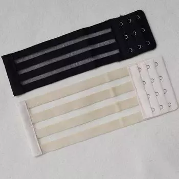 15 см 20 см удлиненный женский бюстгальтер удлинитель лямок удлинители 3 пряжки 4 пряжки эластичный бюстгальтер удлинитель крючок клипса регулируемая пряжка ремня 3 buckle length чёрный