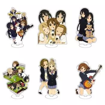 15 СМ Аниме К-ОН! Фигурки Хирасава Юи Мио Тайнака Рицу Котобуки Цумуги Накано Азуса Косплэй акриловая подставка Модель для фанатов Рождества 15 cm