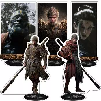 15 см черный миф WuKong Arcylic подставка настольный декор фигурки брелоки аксессуары 15 cm