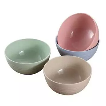 15 см Кухонные миски Пшеничная солома Большая лапша Суп Общежитие Мгновенный Противоожоговый и Устойчивый к падениям