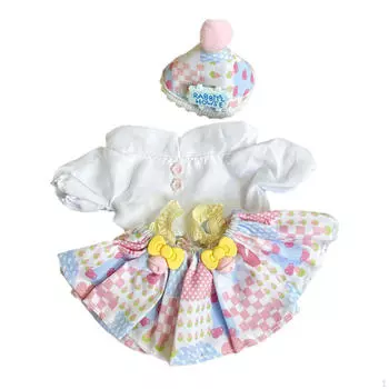 15 см Кукольная одежда, кукольные наряды, очаровательная шапочка для торта, подарок для девочки, модный реквизит для фотосессии, удобная одежда