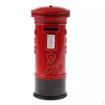 15 см металлический британский уличный красный почтовый ящик Копилка сувенирный подарок