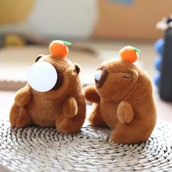 15 см милые плюшевые плюшевые куклы Capibala, кулон, плюшевая кукла, капибара, игрушки, сумка, брелок, украшения для детей, подарки