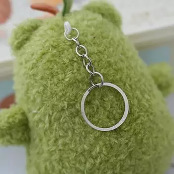 15 см милый мини авокадо медведь кукла кулон брелок мультфильм фрукты плюшевая игрушка брелок маленькие украшения брелок подарок для девочки