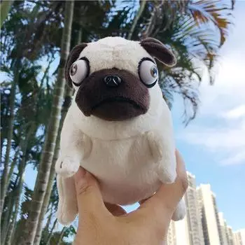 15 см мягкая симпатичная плюшевая игрушка шарпей бульдог кавайный пекинес собака мопс животное мягкая кукла подарок на день рождения для девочек