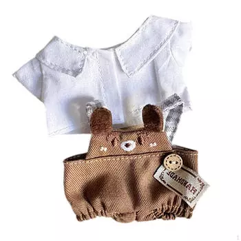 15 см плюшевая кукла одежда аксессуары наряды мягкие игрушки Without Hat