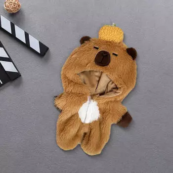 15 см плюшевая кукольная одежда, милая, плюшевые аксессуары, наряды, мягкая, модная, комбинезон капибары своими руками