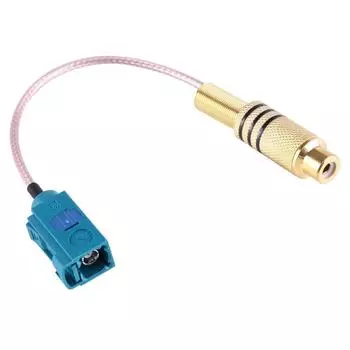 15 см RCA Female to FAKRA Z Type Female RG316 кабель с пружиной