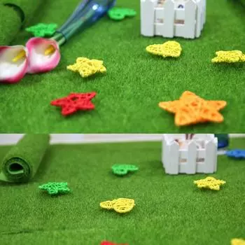 15 см травяной коврик зеленые искусственные газоны газонные ковры искусственный дерн садовый мох 15CM*15CM