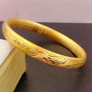 15 стилей браслета золотого цвета для женщин, стиль дракона и феникса, павлина, универсальный, матовый женский one size(16-22CM)