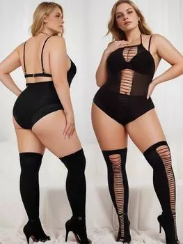 15 стилей для взрослых женщин, модное нижнее белье для ночного клуба, комплект для секса, модные чулки для всего тела, одежда, эротический прозрачный боди XXL