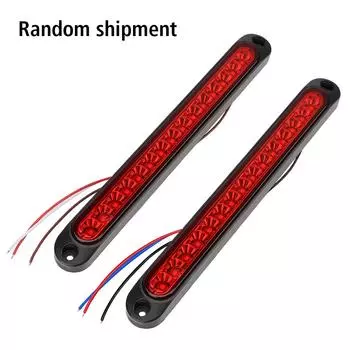 15 светодиодных полосок для грузовика, прицепа, грузового автомобиля, автобуса, указатели поворота, предупреждающие задние фонари, задний стоп-сигнал, автомобильные фонари, стоп-сигнал