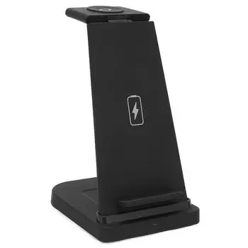 15 Вт 3 в 1 беспроводное зарядное устройство съемная складная раздельная беспроводная зарядная подставка для мобильного телефона IOS