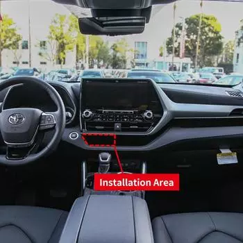 15 Вт автомобильная беспроводная зарядная панель для Toyota Highlander LE XU50 Kluger 2014~2019 держатель для телефона быстрое зарядное устройство пластина аксессуары 2018