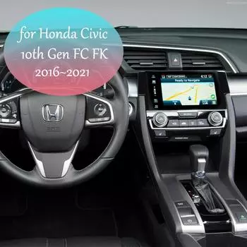 15 Вт автомобильная беспроводная зарядная панель для Honda Civic 10-го поколения FC FK 2016~2021 телефон быстрое зарядное устройство панель станция аксессуары 2017