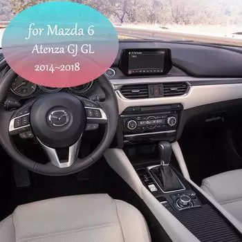 15 Вт автомобильная беспроводная зарядная панель для Mazda 6 Atenza GJ GL 2014~2018 держатель для телефона быстрое зарядное устройство подставка аксессуары 2015 2016 2017
