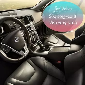 15 Вт автомобильная беспроводная зарядная панель для Volvo S60 V60 R-Design 2013~2018 телефон быстрое зарядное устройство держатель лоток аксессуары 2014 2015 2016