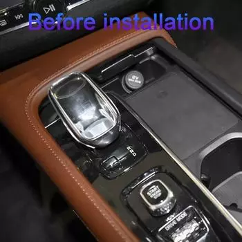 15 Вт автомобильное беспроводное зарядное устройство QI для Volvo XC60 18-21 V60 19-20 S60 2020-2021 Специальная панель для быстрой зарядки мобильных телефонов