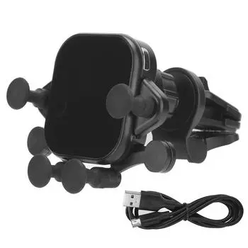 15 Вт Автомобильное беспроводное зарядное устройство QI Беспроводные станции быстрой зарядки Автоматическая подставка для телефона с датчиком