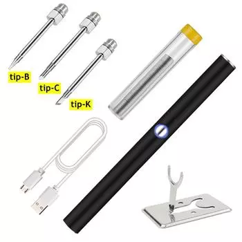 15 Вт беспроводной паяльник USB перезаряжаемый мини ручной паяльник набор микроэлектроники ремонт сварочные инструменты с чехлом
