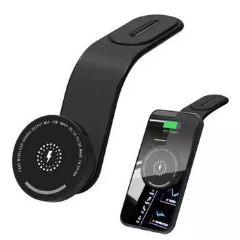 15 Вт магнитный беспроводной автомобильный держатель телефона для MagSafe 360 градусов перемещаемый автомобильный телефон