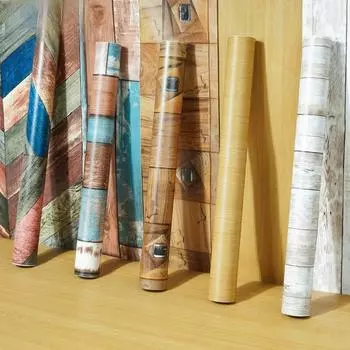 15 вариантов деревянных самоклеящихся обоев, съемные обои для украшения дома, потертые деревянные доски, съемные обои 40CM x 1M