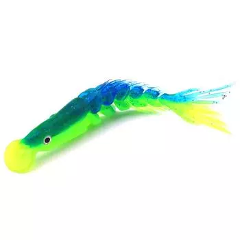 15cm/18.5g Fishing Artificial Bait PVC Knobby Bionic Swimming Lures Antiocclusal Luminous Fishing Lures Reusable for Fished Gear 1