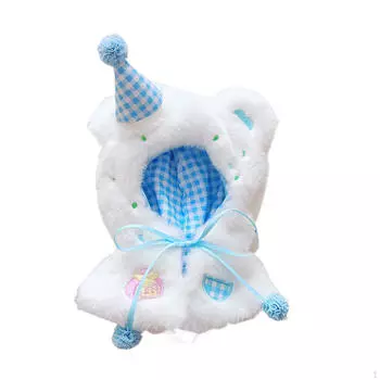 15 см кукольная одежда шаль стильные костюмы своими руками ваш удобный реквизит для фото плюш синий