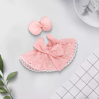 15 см платье для куклы симпатичная одежда мода, одежда ручной работы, симпатичная одежда для девочек, кукла для розовый