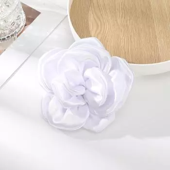 15cm Fabric Flower Hairpin Burgundy Party Hairpin For Women Large For Thick Hair Styling Hair Clip Summer New Barrettes Clamps