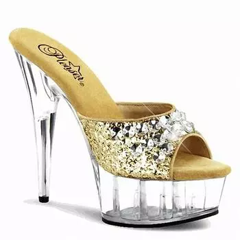 15Cm summer chain thin heel leather thin heel white average size lady round head thick heel fashion sandals 34 розовый