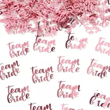 15g/bag Team Bride Letter Confetti for Wedding Bridal Shower Table Decoration Bride To Be Gift Bachelorette Hen Party Supplies