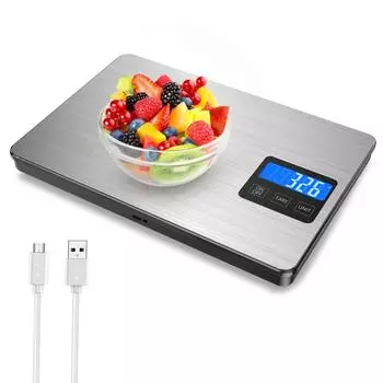 15kg Digital Kitchen Scale LCD Display Electronic Food Scale for Cooking Baking Weighing Scales