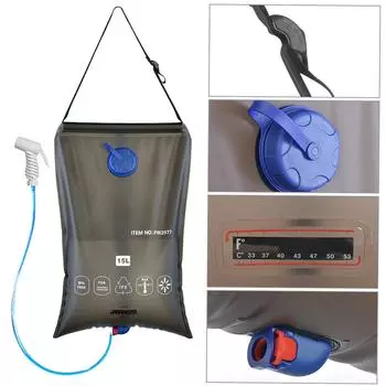 15л мешок для воды складной контейнер для воды портативный походный мешок для душа мешок для воды для использования на открытом воздухе