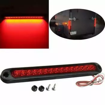 15LED 25CM Автомобиль Грузовик Прицеп Автобус RV Стоп Задний Задний Стоп-Сигнал Красный 12 В 24 В 25CM красный