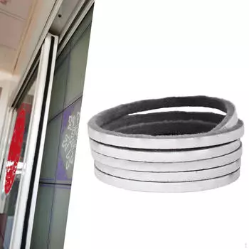 15M Brush Weather Strip Изоляция Звукоизоляция Сильная Липкость Уплотнение Уплотнение 9mmx5mm