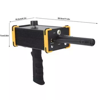 15м подземный металлоискатель 1000м алюминиевый шахтерский металлоискатель желтая рамка высокая чувствительность