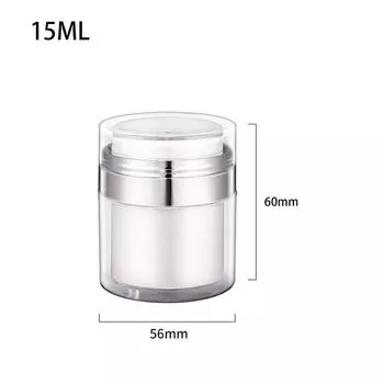 15ML Travel Refillable Bottles Creams Gels Make-up Lotion Lotions Dispenser Cosmetic Containers Mini Press Vacuum Bottle