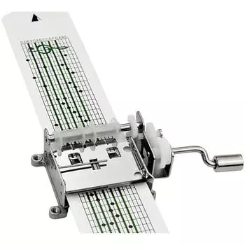 15Note DIY Hand Crank Music Box Movement Handheld DIY Music Device Paper Tapes Персонализируйте свои собственные песни Простота в использовании B