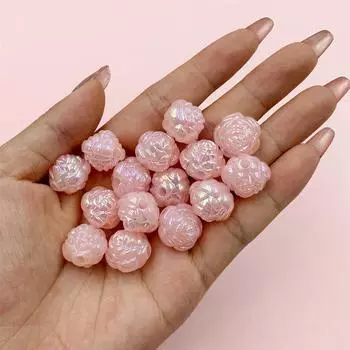 15PCS 21mm Jewelry Making Bracelets DIY Flowers Fashion For Necklace Acrylic Loose Beads beads