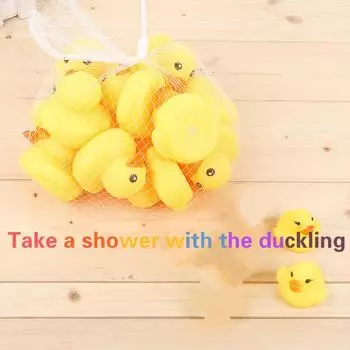 15шт. Сжимающий резиновый утенок на день рождения для малышей 15PC