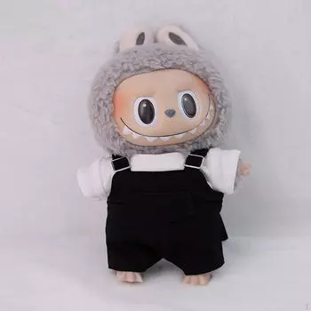 15см 17см плюшевая кукольная одежда стильные штаны комбинезон аксессуары DIY мультфильм одеваются white