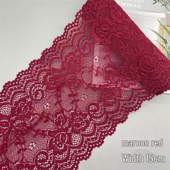 15см Цветное Мягкое Эластичное Кружево для Нижнего Белья и Подола Юбки